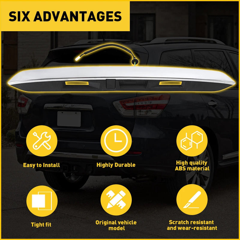 DURAFORCE Center Back Door Finisher Assy for 2013-20 Nissan Pathfinder 4-Door 3.5L V6 GAS