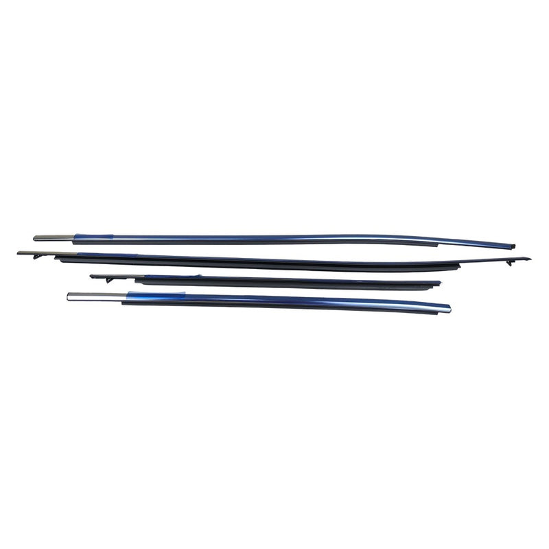 DURAFORCE 4PCS Door Belt Molding Chrome Trim Left+Right For 2018-2021 Toyota Camry US
