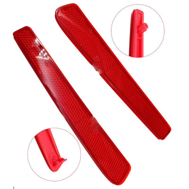 DURAFORCE Rear Driver and Passenger Side Bumper Reflector Set For Toyota Corolla 2020-2022
