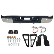 DURAFORCE Rear Bumper Assembly For 07-13 Chevy Silverado GMC Sierra 1500 Chrome GM1103148