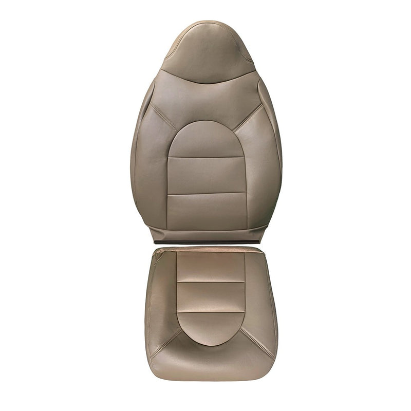 DURAFORCE For 1999 2000 Ford F250 F350 Front Driver Side Top & Bottom Leather Seat Covers