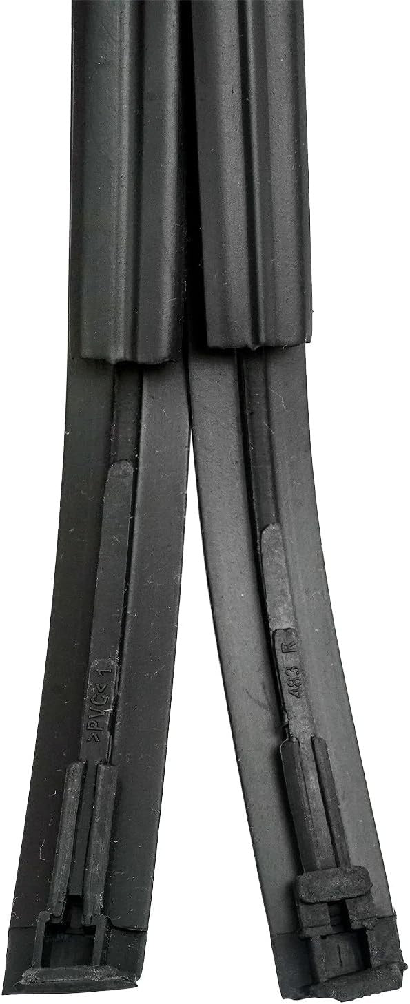 DURAFORCE 2pcs Roof Drip Moulding 7555152160 Left and Right Side For Toyota Yaris Sedan