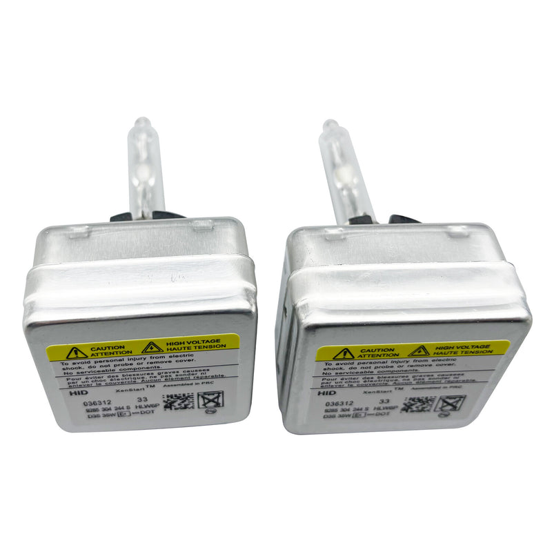 DURAFORCE For Set(2) D3S/D3C/D3R HID Xenon Bulb Replace HID Headlight Pair 6000K White