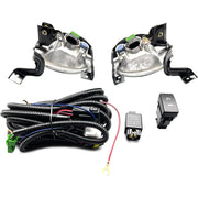 DURAFORCE Left+Right Front Bumper Fog Lights+Switch+Wiring For 2010-2011 Honda CR-V CRV