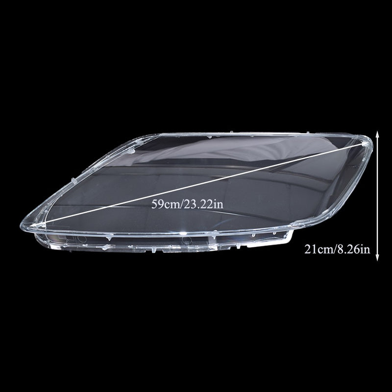 DURAFORCE Headlight Clear Lens Cover Replacement Left+Right Side For 2007-2012 Mazda CX-7