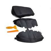 DURAFORCE For 2013-2018 Toyota Avalon Console Lid Armrest & Door Panel Cover Trim Black