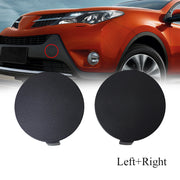 DURAFORCE Front Bumper Tow Hook Cover Caps For Toyota RAV4 2013 2014 2015 2PCS LH&RH
