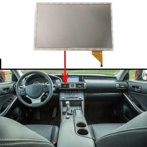 DURAFORCE 7 Inch Navigation Touch Screen Glass Digitizer for 2006-2009 Lexus IS250 IS300