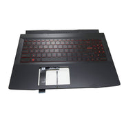 DURAFORCE For MSI Katana GF66 MS-1581 MS-1582 Upper Case Palmrest Red Backlit Keyboard New