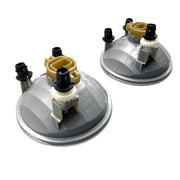 DURAFORCE Set of 2 Clear Lens Fog Light For 2011-2017 Jeep Patriot LH & RH Lamps w / Bulbs