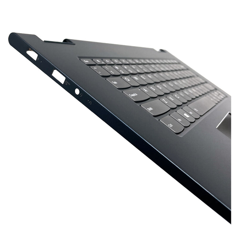 DURAFORCE New Blue Palmrest Cover Backlit Keyboard 5CB0U65209 For Lenovo Yoga 730-15IWL US