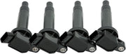 DURAFORCE Ignition Coil Pack & Spark Plugs UF333 for 2.4L 02-10 Toyota Camry 01-08 Rav4