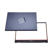 DURAFORCE Back Cover ＆ Front Bezel Blue For Dell Inspiron 5501 5502 Top Lid 061DXH 0H00F3