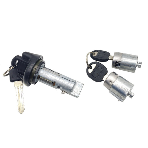 DURAFORCE New IGNITION SWITCH & DOOR LOCK CYLINDER For GMC Chevy KEYED ALIKE 2 KEYS