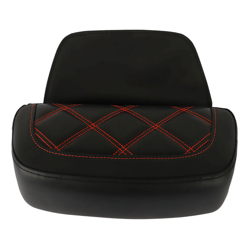 DURAFORCE Backrest Pad Orange Stitching For Touring CVO Street Glide Road Glide 2009+ USA