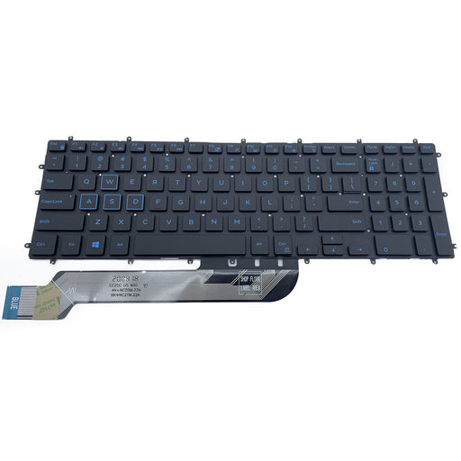 DURAFORCE New For DELL G7 7588 7590 7790 G7 15 7588 Keyboard w/Blue Backlit M6JTP Black