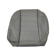 DURAFORCE Driver Side Bottom Leather Seat Cover Gray For Hummer H2 2003 2004 2005 - 2007