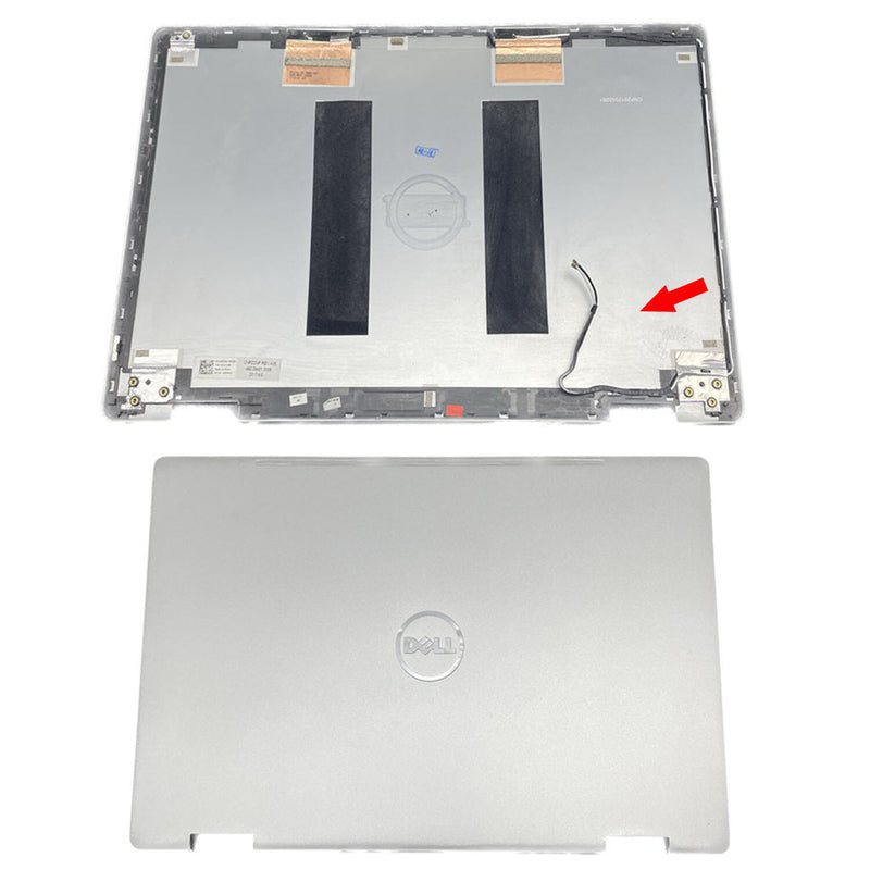 DURAFORCE 0GCPWV Silver Back Cover Top Rear Lid for Dell Inspiron 15MF 7000 7569 7579