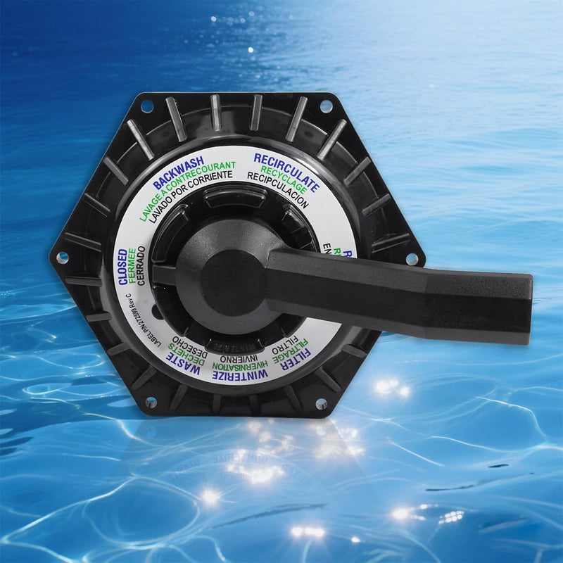 DURAFORCE 272531 Hi-Flow Top Valve Assly 6-Way 1-1/2 Inch Sand Cylinder Valves for Pentair