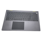 DURAFORCE New Gray Palmrest Backlit Keyboard Touchpad For Dell Vostro 15 5510 5515 0JVYYX