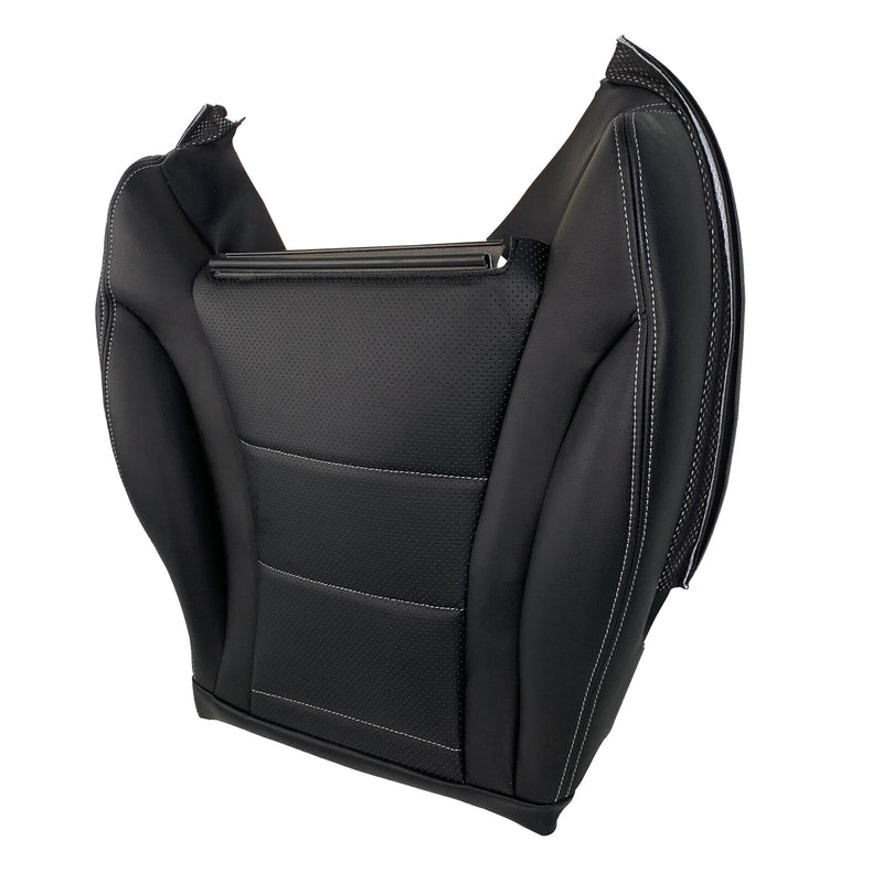 DURAFORCE Driver Side Bottom Leather Seat Cover Black For 2015-2021 Mercedes Benz C300
