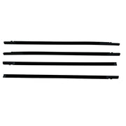 DURAFORCE 4PCS Weatherstrip Window Moulding Trim Seal Belt For Honda Civic Sedan 2016-2021