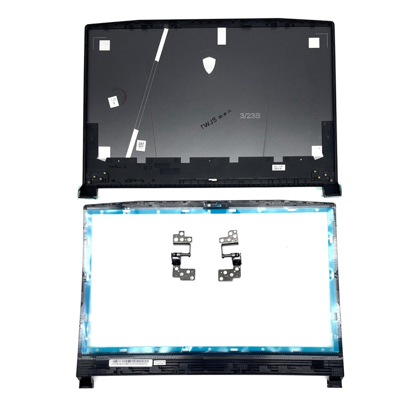DURAFORCE New Back Cover+Bezel Hinges For MSI Pulse GL66 Crosshair 15 MS-1581 Top Case Lid