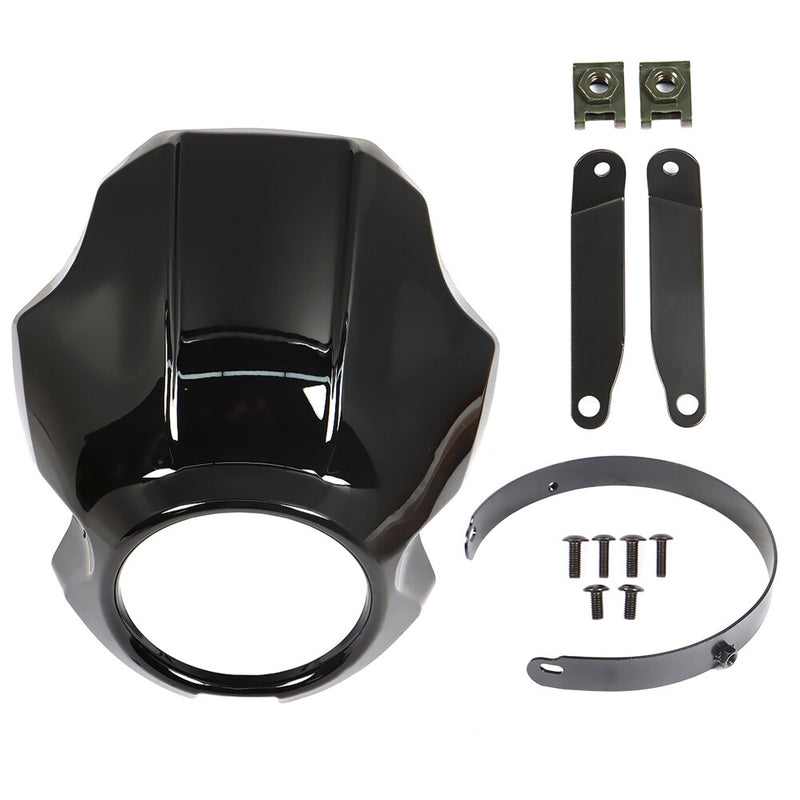 DURAFORCE Black Headlight Fairing Windshield Cover for XVS 950 SPEC Bolt 950 2013-2022 NEW
