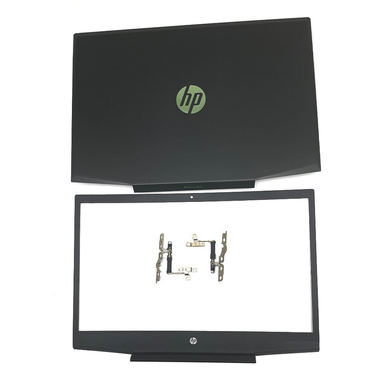 DURAFORCE For HP Pavilion 15-CX Series Top LCD Back Cover & Bezel Hinges L20313-001 Black