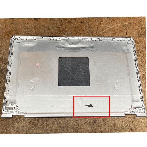 DURAFORCE 924501 001 Silver LCD Back Cover Top Lid US for HP Pavilion 15 BR 15 BR001LA