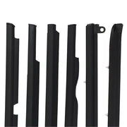 DURAFORCE Car Quarter Door Belt Moulding Black Set For 2003-2008 2009 Toyota Prado GX470