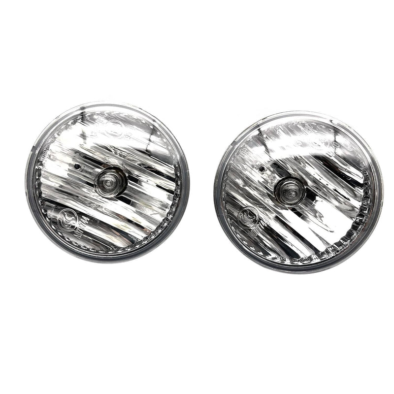 DURAFORCE Left Right Clear Lens Fog Light Lamp w Bulbs for Jeep Patriot 2011 2017