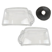 DURAFORCE Headlight Lens Cover Clear For Land Rover Discovery 3 LR3 2005-2009 With Glue