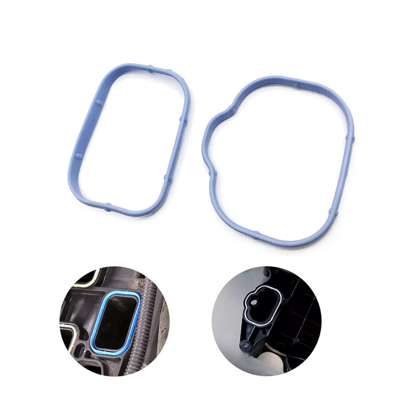 DURAFORCE Intake Manifold Plenum Lower Upper Gaskets For 2011-2019 Chrysler Jeep Dodge Ram