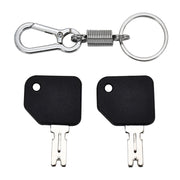 DURAFORCE 2 Forklift Ignition Keys For Gradall Gehl Hyster Komatsu Yale JLG Daewoo Hitachi