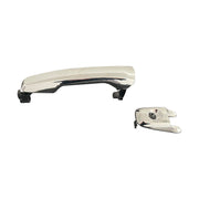 DURAFORCE Front Left Exterior Door Handle For 2011-2017 Ford Explorer Chrome with Key Hole