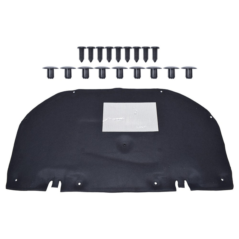 DURAFORCE For Toyota Camry 2018-2022 Cotton Hood Engine Sound Heat Insulation Pad Black