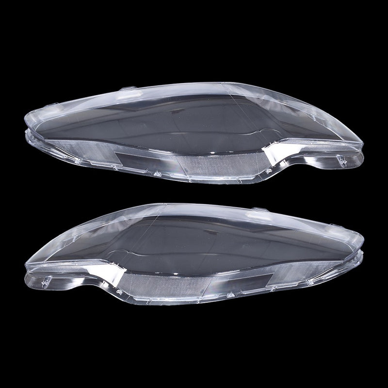 DURAFORCE Pair Front Headlamp Headlight Lens Cover Shell Clear For Jaguar XJ XJL 2010-2019