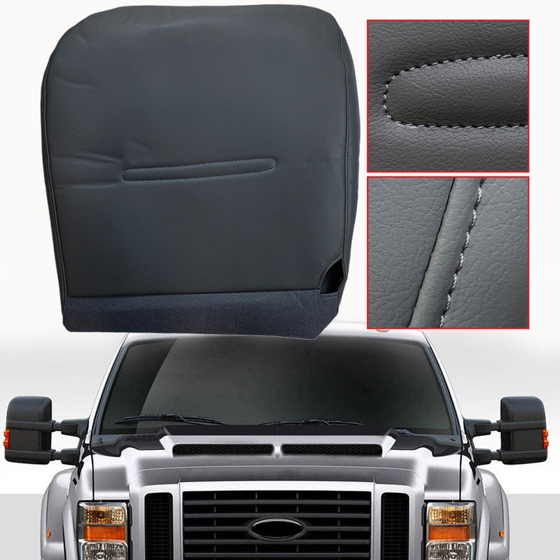 DURAFORCE For Ford F250 F350 F450 XL Super Duty 2001 - 2007 Driver Bottom Seat Cover Gray