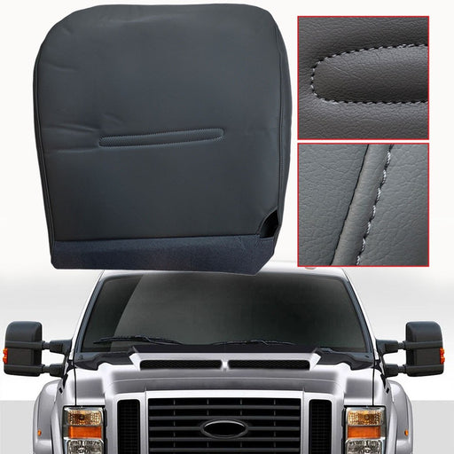 DURAFORCE For Ford F250 F350 F450 XL Super Duty 2001 - 2007 Driver Bottom Seat Cover Gray