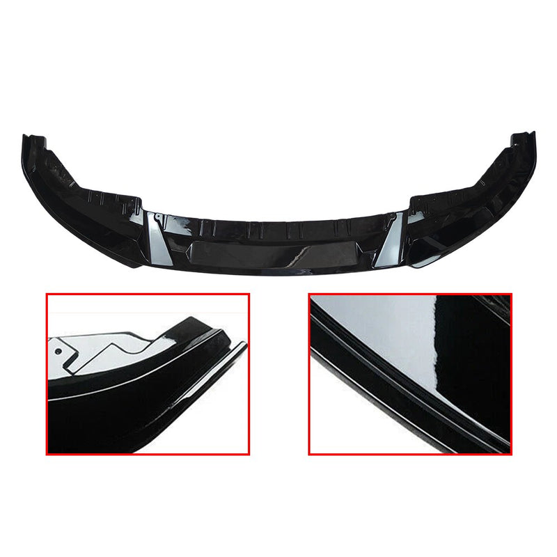 DURAFORCE FOR 21-25 BMW G26 M440i i4 M50 GRAN COUPE 3D STYLE GLOSS BLACK FRONT BUMPER LIP