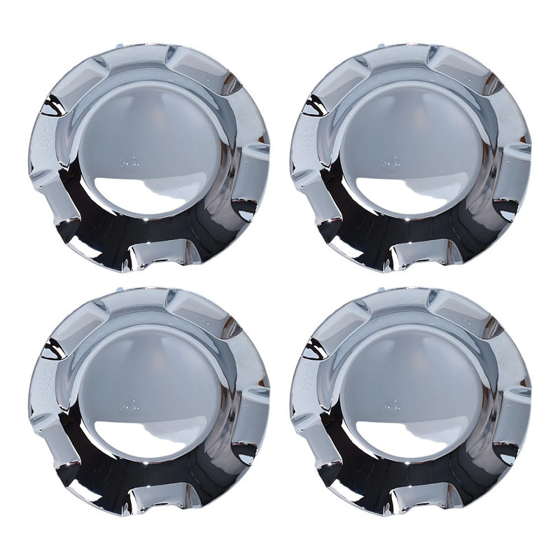 DURAFORCE New Chrome ABS Center Caps 4PCS for Chevy Suburban 2007-2014 for 7.2" Diameter