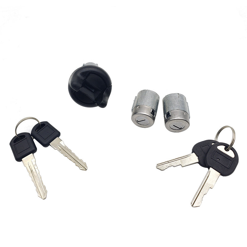 Ignition Switch Door Lock Cylinder Keyed Alike 2 Keys for GMC for Chevy