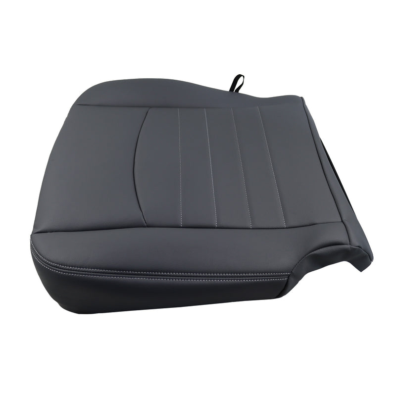 DURAFORCE Driver Bottom Seat Cover Dark Gray For 2013-18 Dodge Ram 1500 2500 Work Truck ST