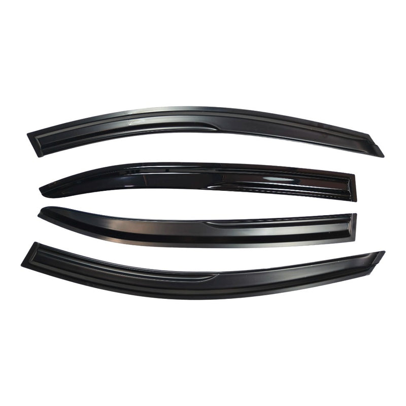 DURAFORCE M Style Window Visors Acrylic For 2014-2019 Mazda 3 Sedan Hatchback