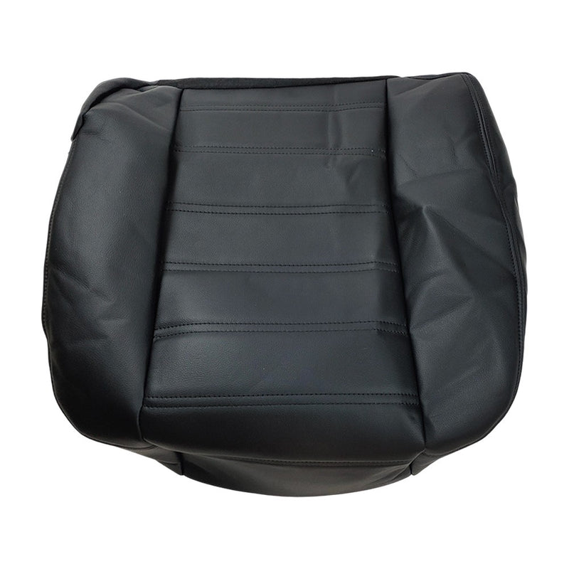 DURAFORCE Front Leather Seat Cover Black For 2003 2004 2005 2006 2007 Hummer H2 SUV SUT