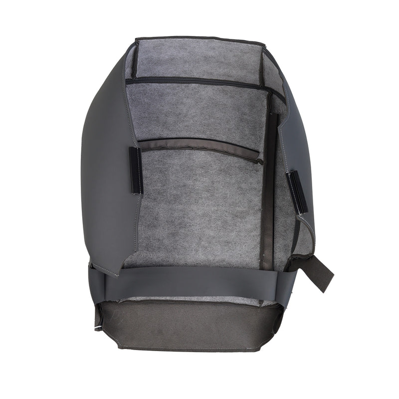 DURAFORCE Driver Bottom Seat Cover Dark Gray For 2013-18 Dodge Ram 1500 2500 Work Truck ST