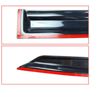DURAFORCE For 2009-2012 8TH Gen Honda Accord JDM Style Window Visor Vent Rain Guards