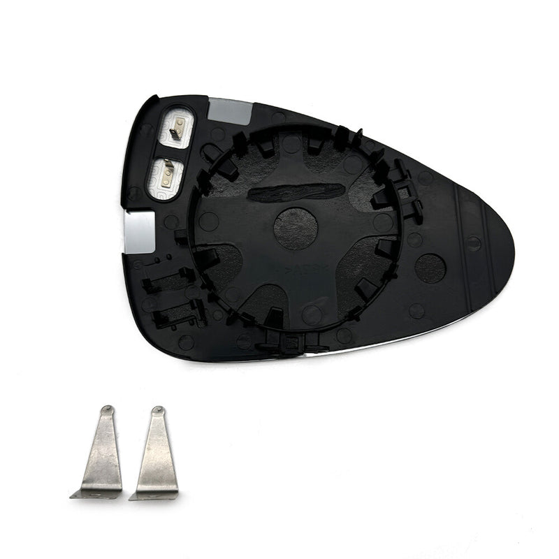 DURAFORCE NEW Driver Left Side Mirror Glass w/Plate for Porsche Panamera 2010-2016 US
