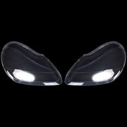 DURAFORCE For Porsche Cayenne 2003-2006 2PCS Car Headlight Lens Cover Shell+Glue Clear L+R